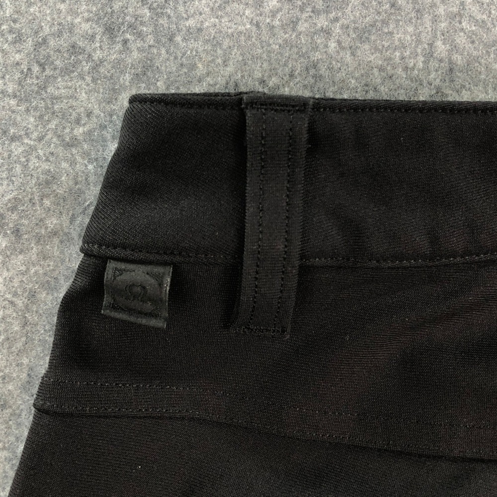 Lululemon Mens Chino Pants 32 Black Polyester Blend Slim Fit Abc Utilitech Gym - Picture 7 of 14